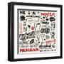 Cocktail Doodles, Hand Drawn Design Elements-Andriy Zholudyev-Framed Art Print