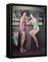 Cocktail Girls 1950S 3, 4-Charles Woof-Framed Stretched Canvas