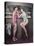 Cocktail Girls 1950S 3, 4-Charles Woof-Stretched Canvas