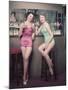 Cocktail Girls 1950s-Charles Woof-Mounted Photographic Print