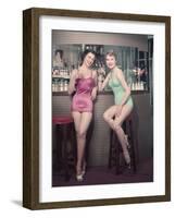 Cocktail Girls 1950s-Charles Woof-Framed Photographic Print