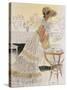 Cocktail Hour, 1901, France, 20th Century-null-Stretched Canvas