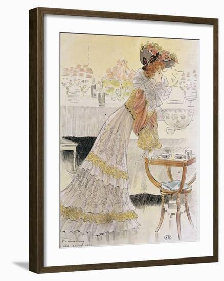 Cocktail Hour, 1901, France, 20th Century-null-Framed Giclee Print