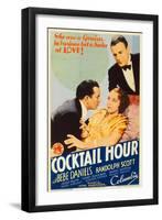 Cocktail Hour, 1933-null-Framed Art Print