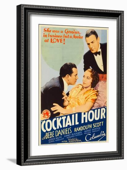 Cocktail Hour, 1933-null-Framed Art Print