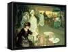 Cocktail Hour, or Cafe De Nuit, 1906-Richard E. Miller-Framed Stretched Canvas