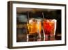 Cocktail in the Bar-maksheb-Framed Photographic Print