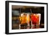 Cocktail in the Bar-maksheb-Framed Photographic Print