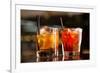 Cocktail in the Bar-maksheb-Framed Photographic Print