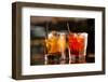 Cocktail in the Bar-maksheb-Framed Photographic Print