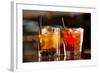 Cocktail in the Bar-maksheb-Framed Photographic Print