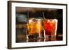 Cocktail in the Bar-maksheb-Framed Photographic Print