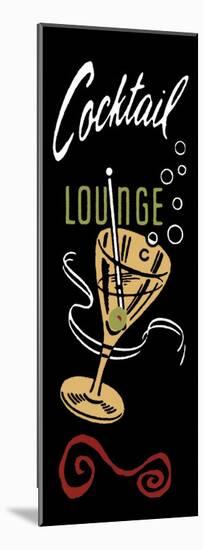 Cocktail Lounge-null-Mounted Art Print