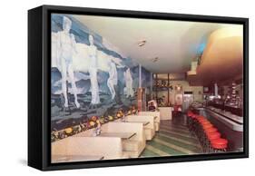 Cocktail Lounge-null-Framed Stretched Canvas