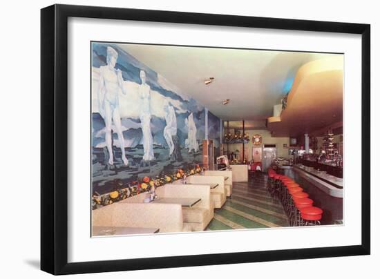 Cocktail Lounge-null-Framed Art Print