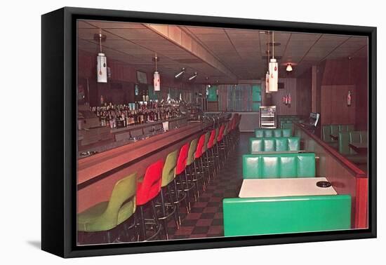 Cocktail Lounge-null-Framed Stretched Canvas