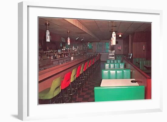 Cocktail Lounge-null-Framed Art Print