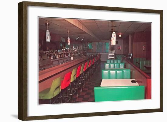 Cocktail Lounge-null-Framed Art Print