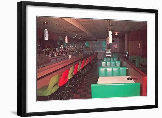 Cocktail Lounge-null-Framed Art Print