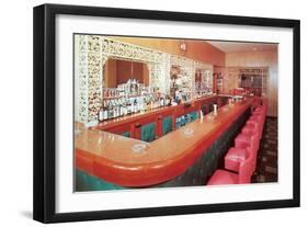 Cocktail Lounge-null-Framed Art Print