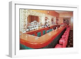 Cocktail Lounge-null-Framed Art Print