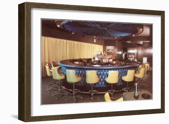 Cocktail Lounge-null-Framed Art Print