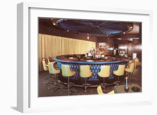 Cocktail Lounge-null-Framed Art Print