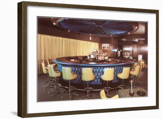 Cocktail Lounge-null-Framed Art Print