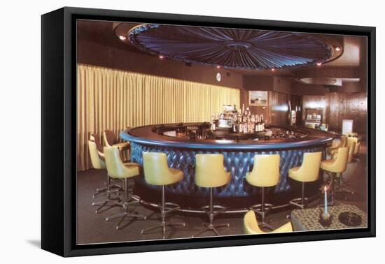 Cocktail Lounge-null-Framed Stretched Canvas
