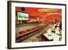 Cocktail Lounge-null-Framed Art Print