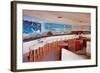 Cocktail Lounge-null-Framed Art Print