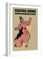 Cocktail Lounge-null-Framed Art Print