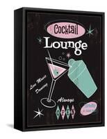 Cocktail Lounge-Fiona Stokes-Gilbert-Framed Stretched Canvas