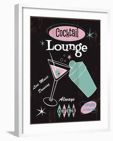 Cocktail Lounge-Fiona Stokes-Gilbert-Framed Giclee Print