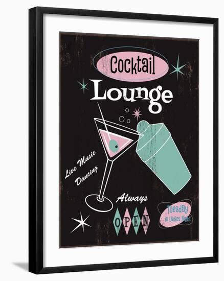 Cocktail Lounge-Fiona Stokes-Gilbert-Framed Premium Giclee Print