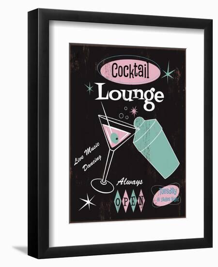 Cocktail Lounge-Fiona Stokes-Gilbert-Framed Premium Giclee Print