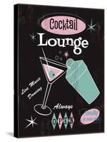 Cocktail Lounge-Fiona Stokes-Gilbert-Stretched Canvas