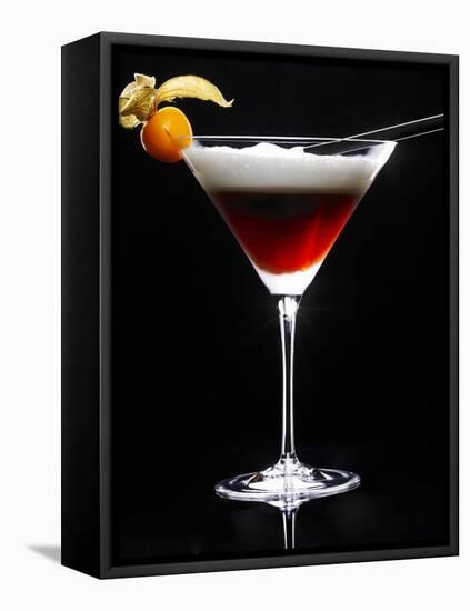 Cocktail Made with Coffee Liqueur-Walter Pfisterer-Framed Stretched Canvas