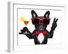 Cocktail Party Dog-Javier Brosch-Framed Premium Photographic Print