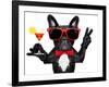 Cocktail Party Dog-Javier Brosch-Framed Photographic Print