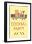 Cocktail Party, Drinks-null-Framed Art Print