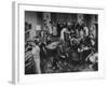 Cocktail Party in the Home of Mrs. R. Craig Montgomery-Yale Joel-Framed Photographic Print