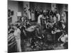 Cocktail Party in the Home of Mrs. R. Craig Montgomery-Yale Joel-Mounted Photographic Print