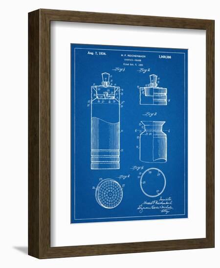 Cocktail Shaker Construction Patent-null-Framed Art Print