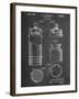 Cocktail Shaker Construction Patent-null-Framed Art Print