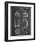 Cocktail Shaker Construction Patent-null-Framed Art Print