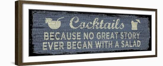 Cocktail Sign I-Erin Clark-Framed Giclee Print