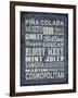 Cocktail Sign II-Erin Clark-Framed Giclee Print