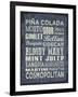 Cocktail Sign II-Erin Clark-Framed Giclee Print