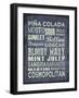 Cocktail Sign II-Erin Clark-Framed Giclee Print